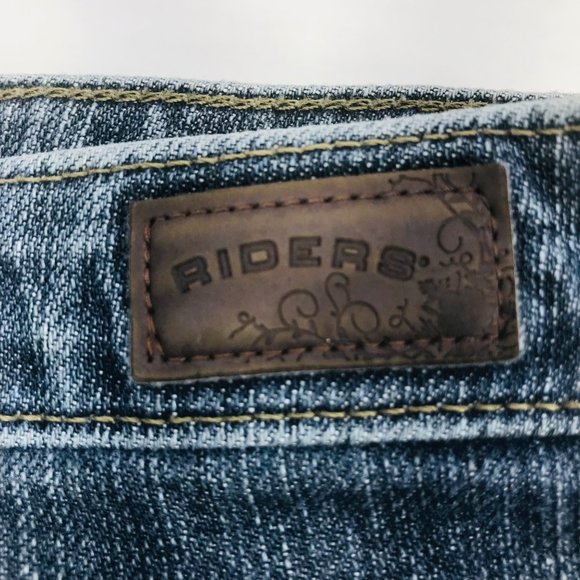 Riders by Lee Women's Size 14 Petite Boot Cut Denim Blue Jean Preowned - Picture 3 of 14